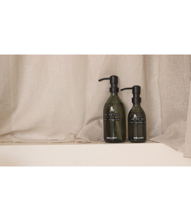 Hand Zeep - Dark Amber 500ml met Zwarte pomp + navulling 1L