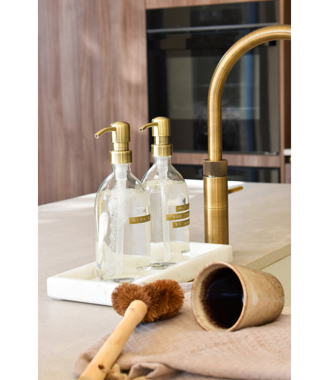 Afwasmiddel 500ml bamboo - messing pomp