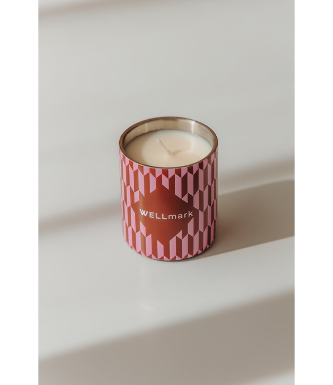 Duftkerze 220gr Pink Rouge - Duft Midnight Amber