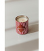 Scented Candle 220gr Pink Rouge- scent Midnight Amber