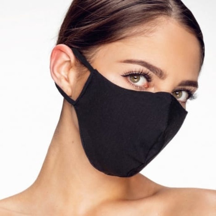 Washable Facemask |  Black | Streetwear  M08| Soft Cotton | Single pack