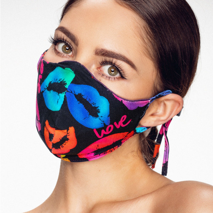 Washable Facemask | Lips| Streetwear | Soft Cotton | Single pack