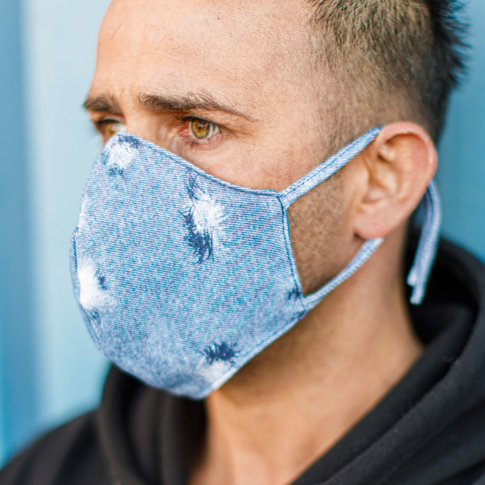 Stoffen Mondkapje | Jeans | Streetwear | Zacht Katoen | Single pack