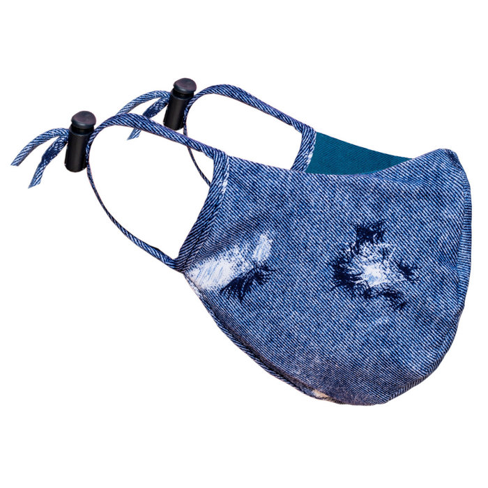 Stoffen Mondkapje | Jeans | Streetwear | Zacht Katoen | Single pack