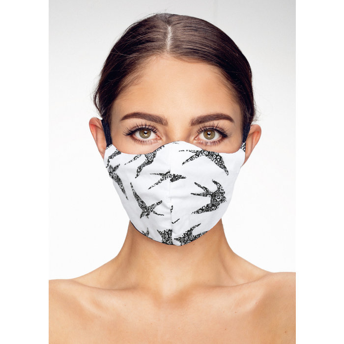 Stoffen Mondkapje | Birds | Streetwear | Zacht Katoen | Single pack