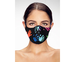 Washable Facemask |  Hands | 1x