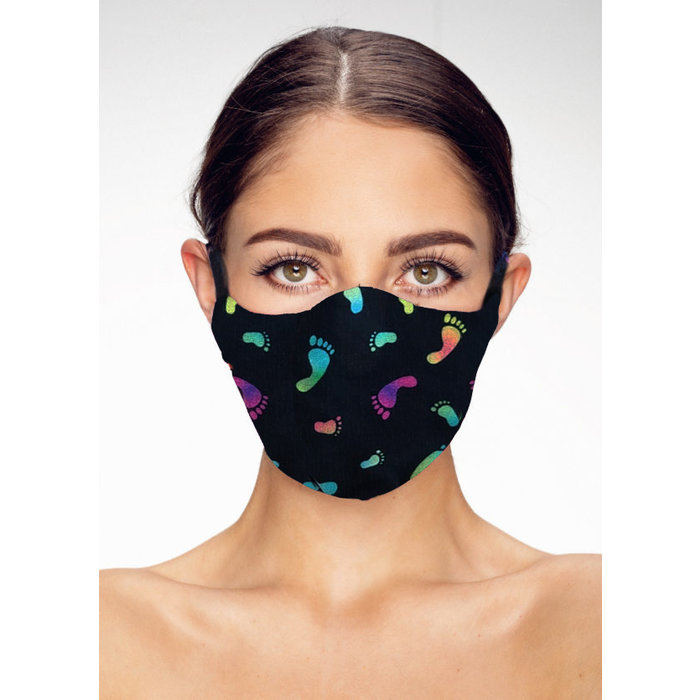 Washable Facemask |  Feets   | Streetwear | Soft Cotton | Single pack