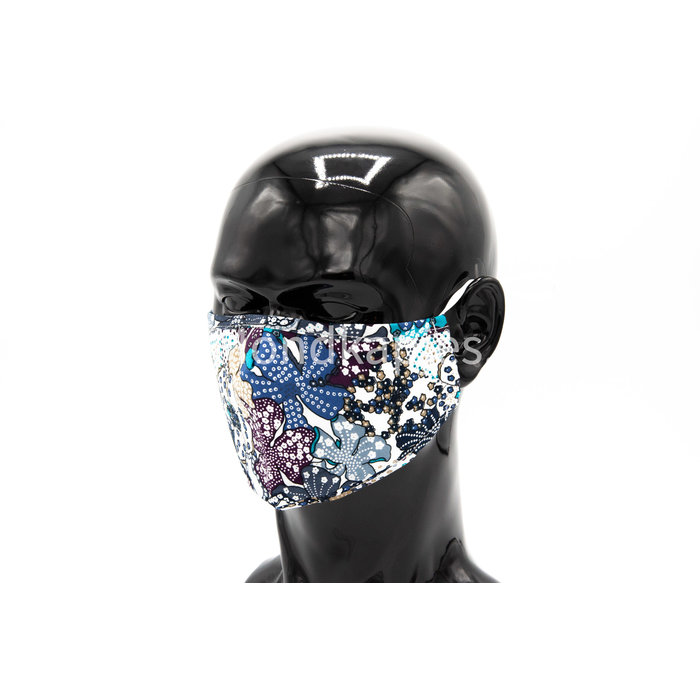 Washable Facemask |  Flower art | AP | No valve | Single pack