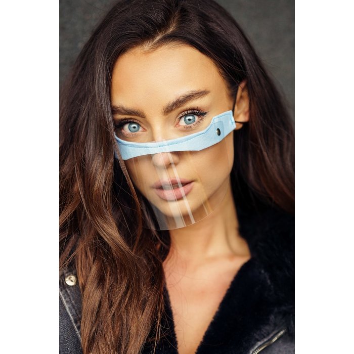 Face Shield - Mouthguard | Street wear | Mini Shield Baby Blue
