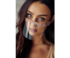 Face Shield - Mondscherm  | Street wear | Mini Shield Bruin