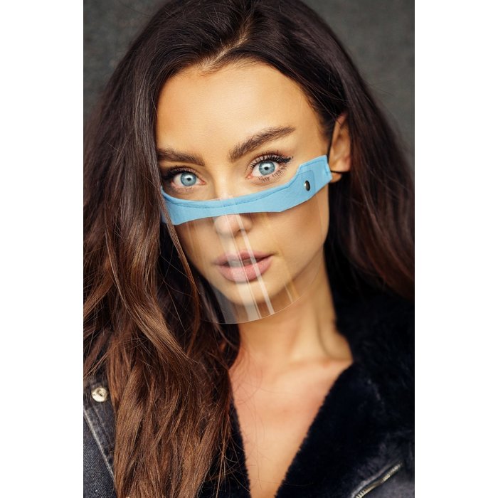 Face Shield - Mondscherm  | Street wear | Mini Shield Blauw