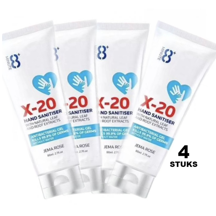 Désinfectant pour les mains | Tube 80ml | 4 tubes partis = partis !