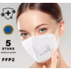 FFP2 Facemasks White | HG | EU |  5x