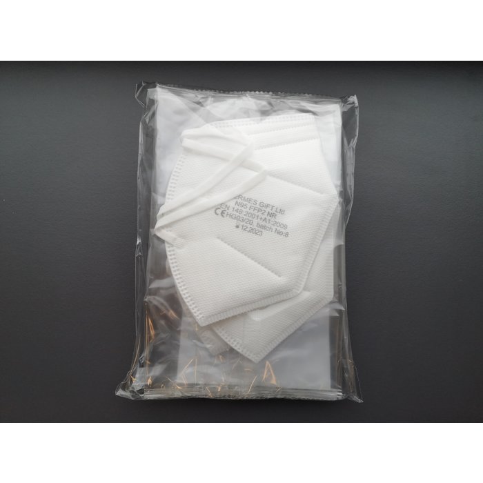 FFP2 5 Laags Medisch Mondmasker Wit | HG | kwaliteitsmaskers