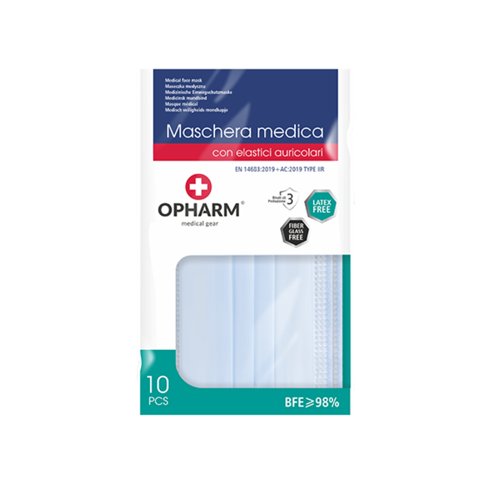 Blue IIR Medical face masks produced in Europe