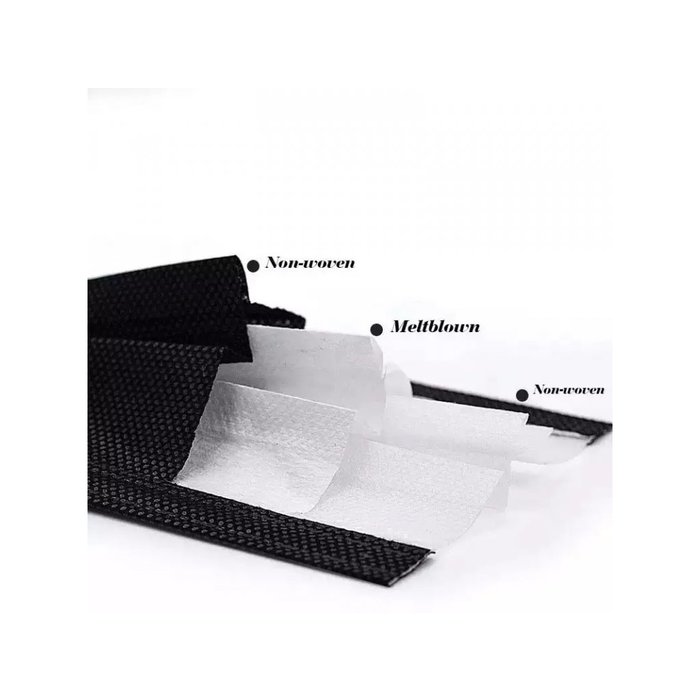 10 pieces of black IIR Medical face masks produced in Europe