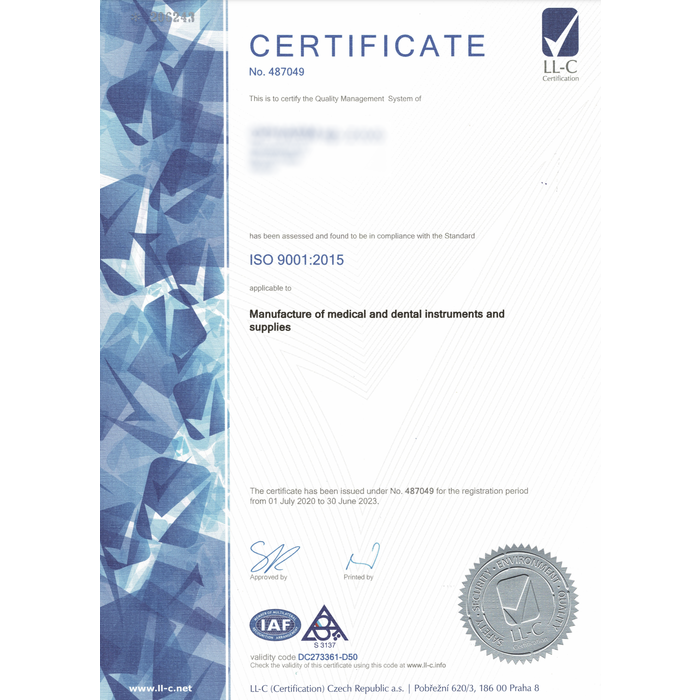 50 Blue IIR Medical face masks produced in Europe