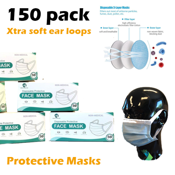 3 Layer Surgical Masks Budget | HZX | Dispenser Box