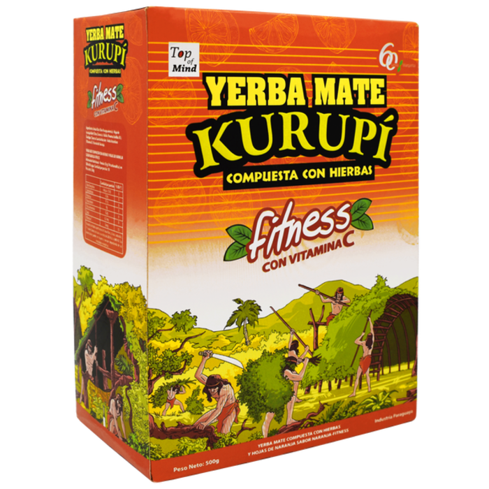 Kurupi Yerba Mate Kurupí Fitness Variant Met Extra Vitamine C 500g