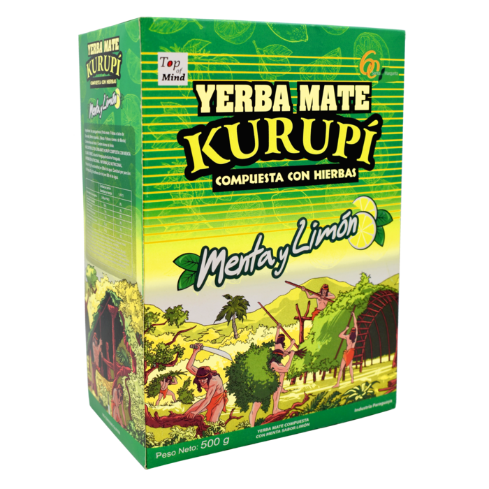 Kurupi Yerba Mate Kurupí Menta Y Limon (Munt en Citroen) 500g