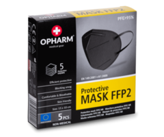 450 FFP2-Masken | Schwarz | EU hergestellt