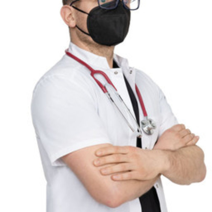 450 zwarte FFP2 maskers | Opharm | Geproduceerd in Europa (90x5)