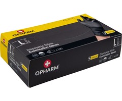 100 Opharm gloves nitrile black
