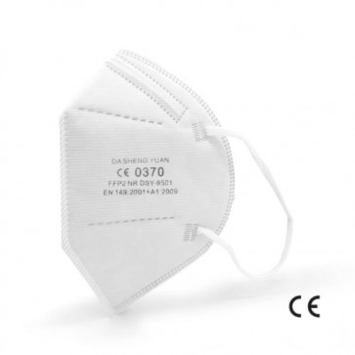 FFP2 Masque buccal emballé individuellement Blanc