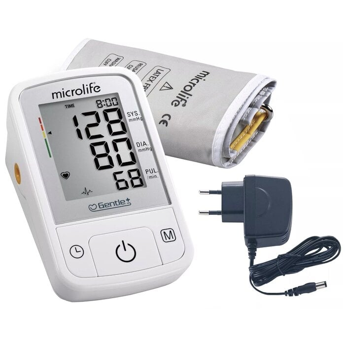 Microlife BP A2 Basic - Automatic blood pressure monitor + free power adapter