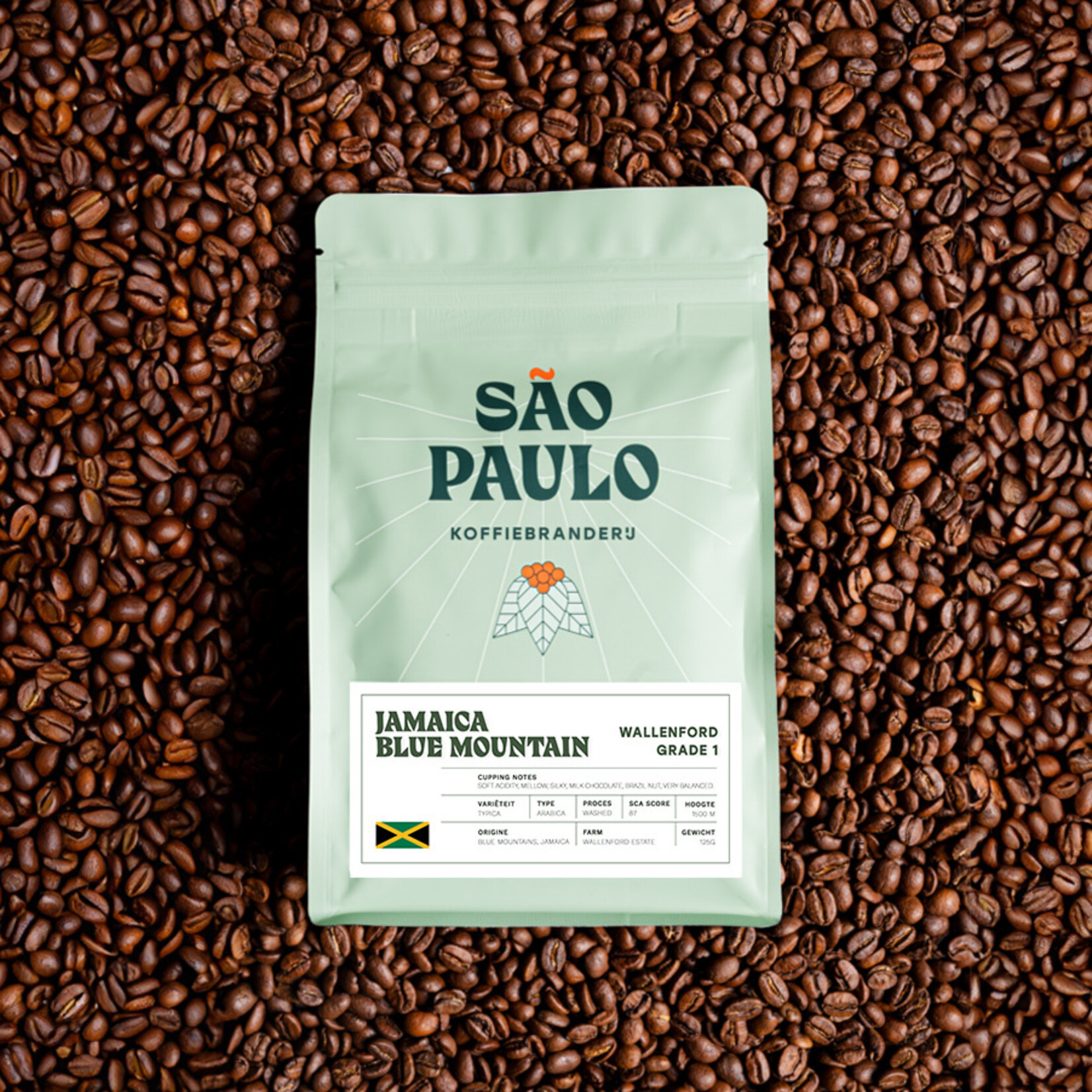 Koffiebranderij Sao Paulo Jamaica Blue Mountain Grade 1 'Wallenford'