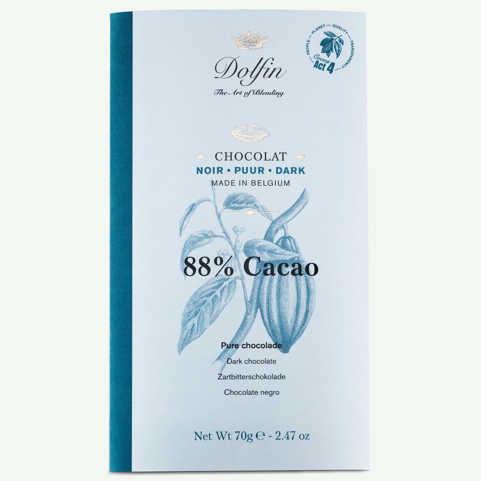 Dolfin Dolfin 'chocoladetablet' - 70g