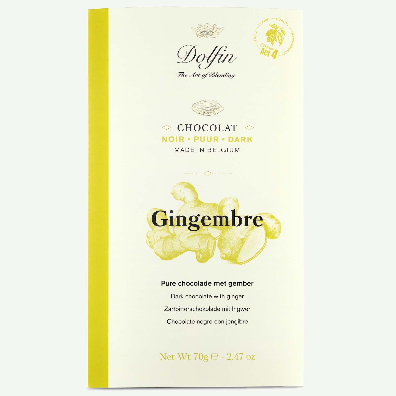 Dolfin Dolfin 'chocoladetablet' - 70g