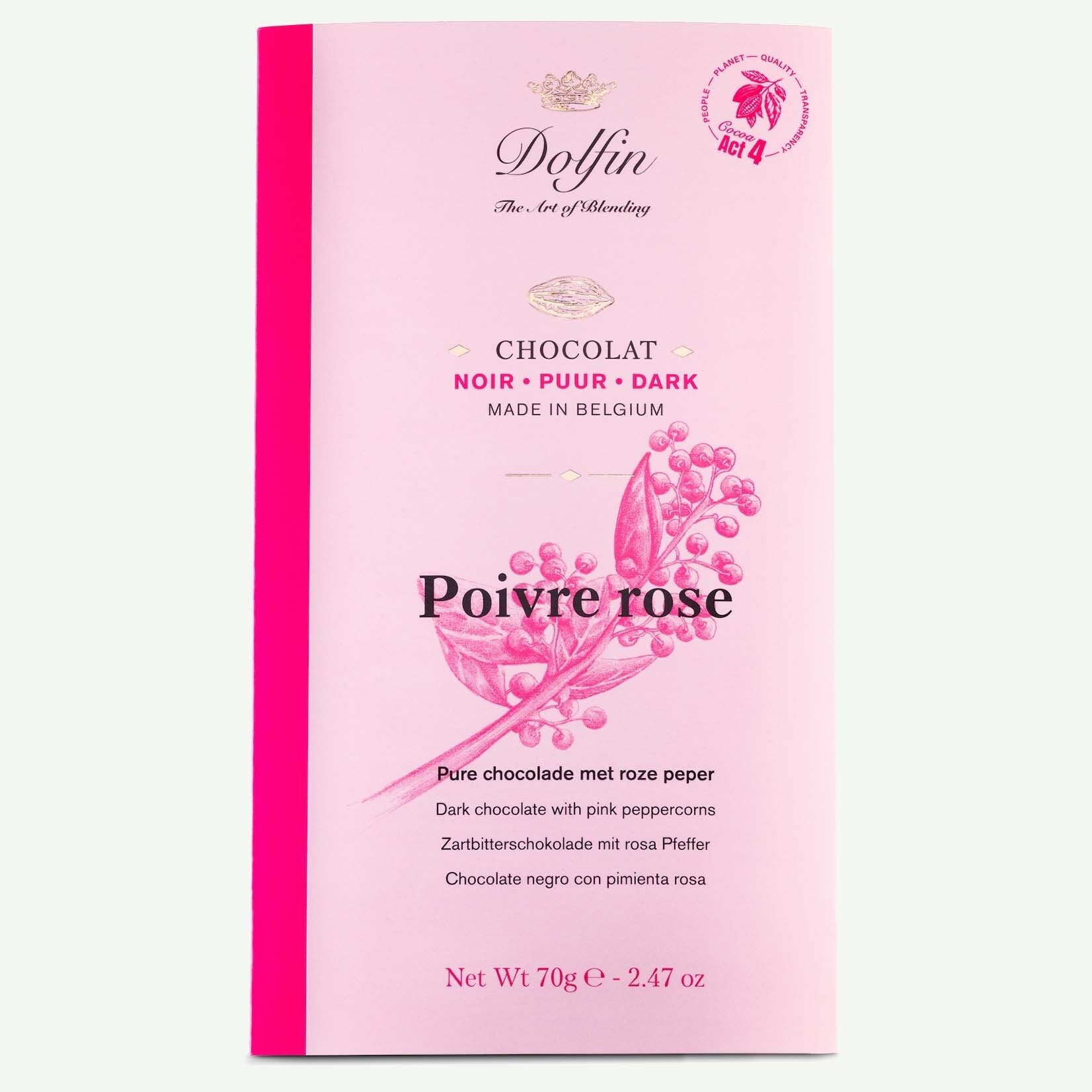 Dolfin Dolfin 'chocoladetablet' - 70g