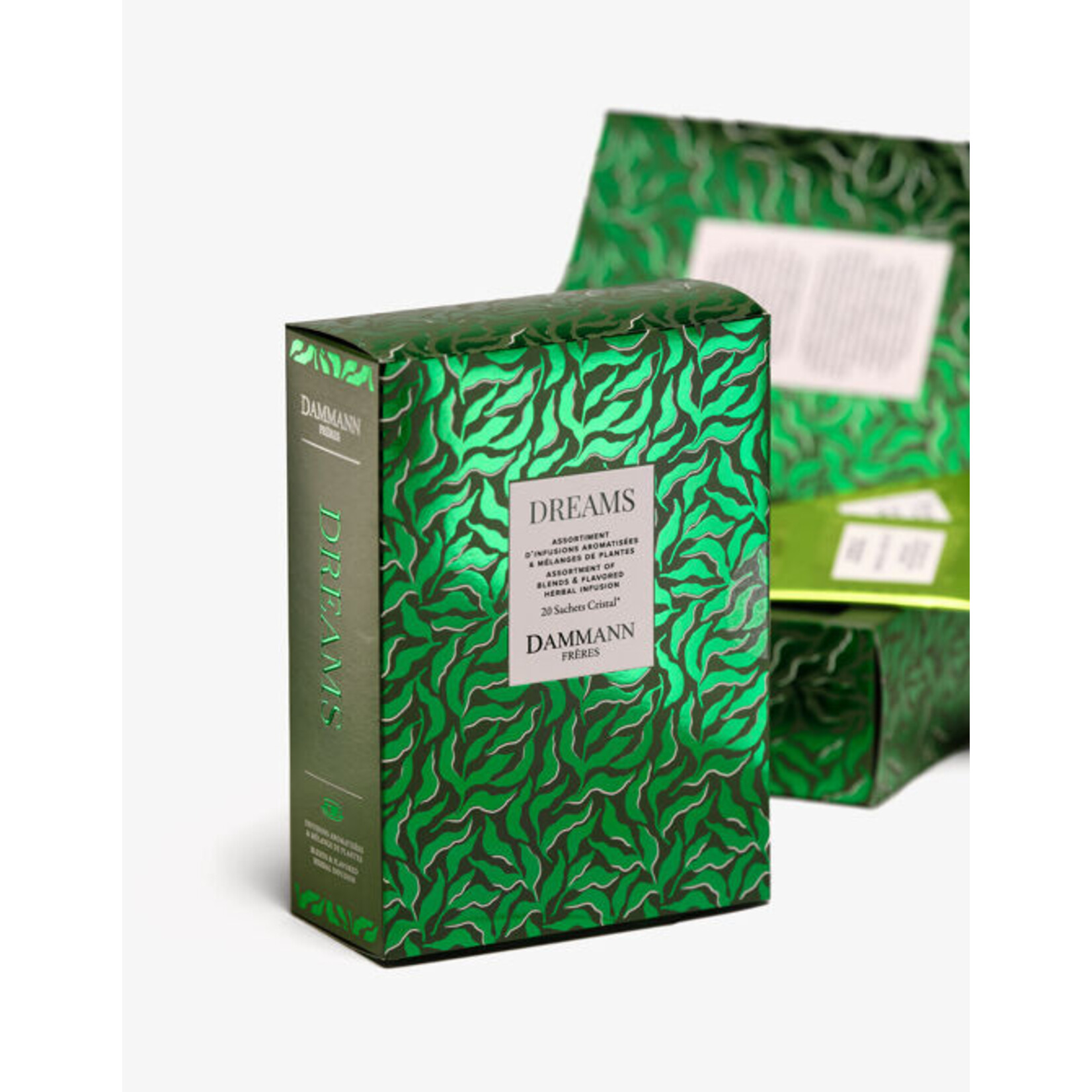 Dammann Dammann "DREAMS" Gift Set Assortiment van 20 theezakjes - Gearomatiseerde infusies & kruiden infusies