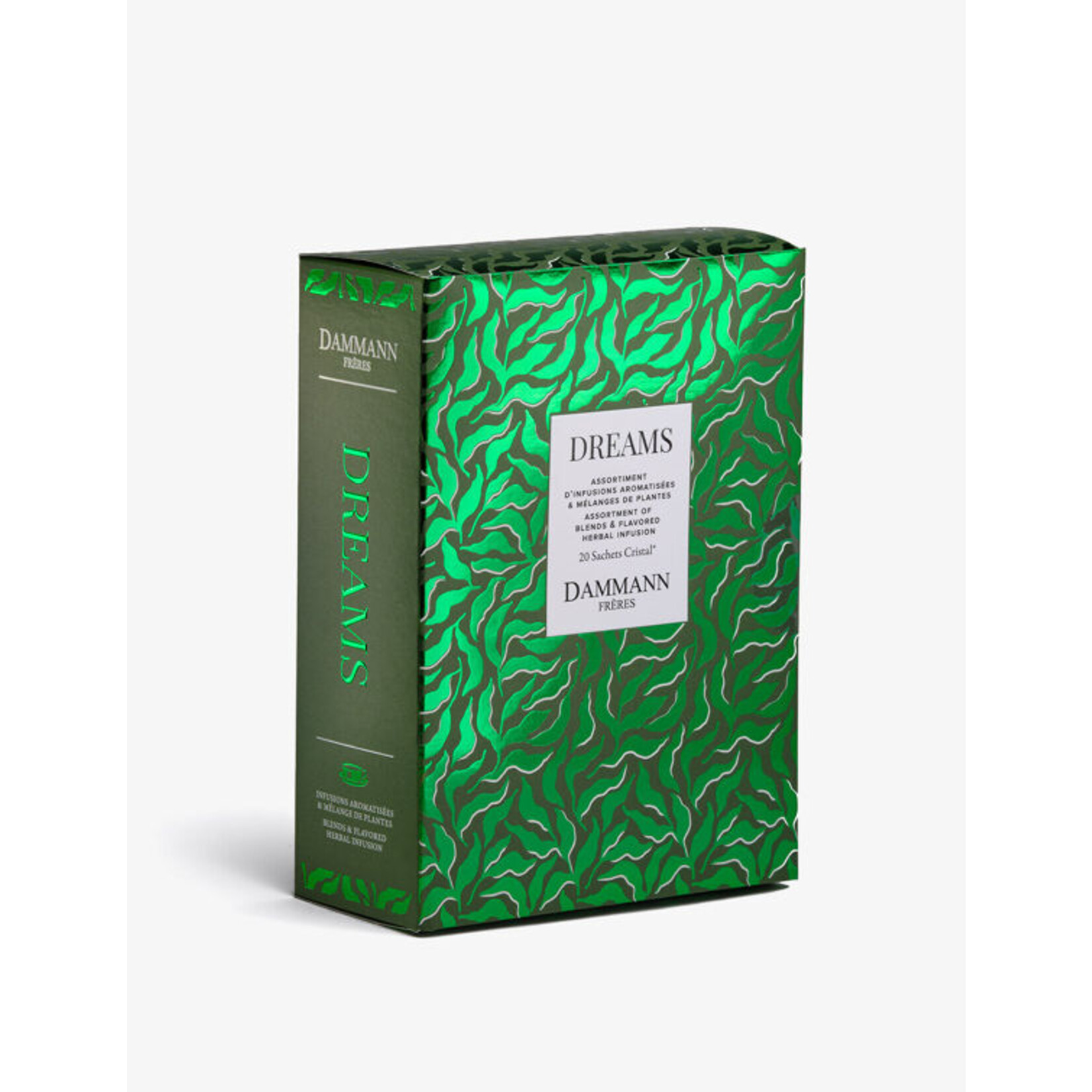 Dammann Dammann "DREAMS" Gift Set Assortiment van 20 theezakjes - Gearomatiseerde infusies & kruiden infusies