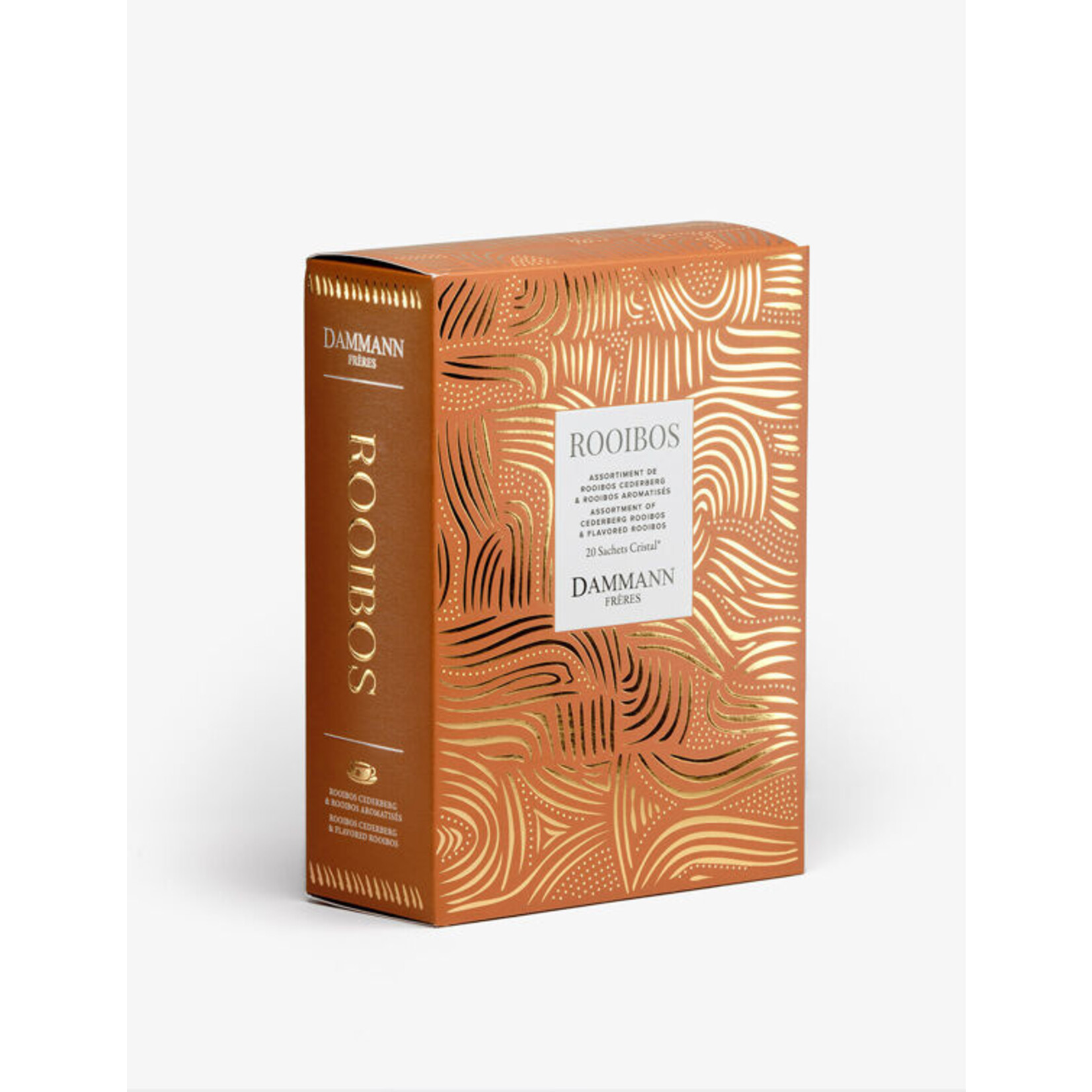 Dammann Dammann "ROOIBOS" Gift Set - Assortiment van 20 theezakjes - Rooibos Cederberg & gearomatiseerde rooibos