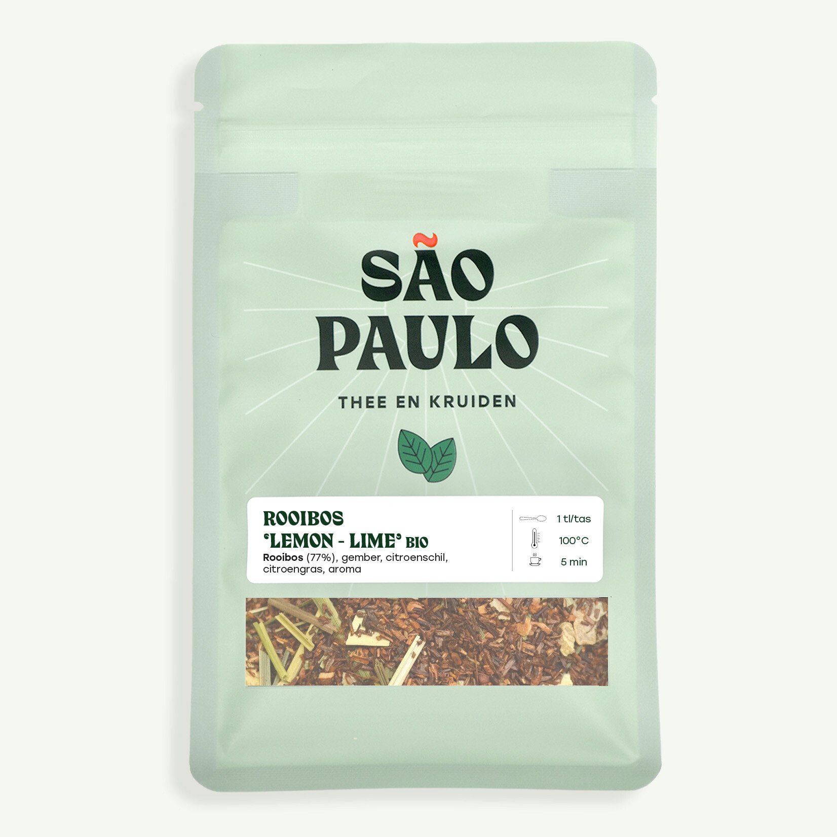 Koffiebranderij Sao Paulo Rooibos Lemon Lime BIO