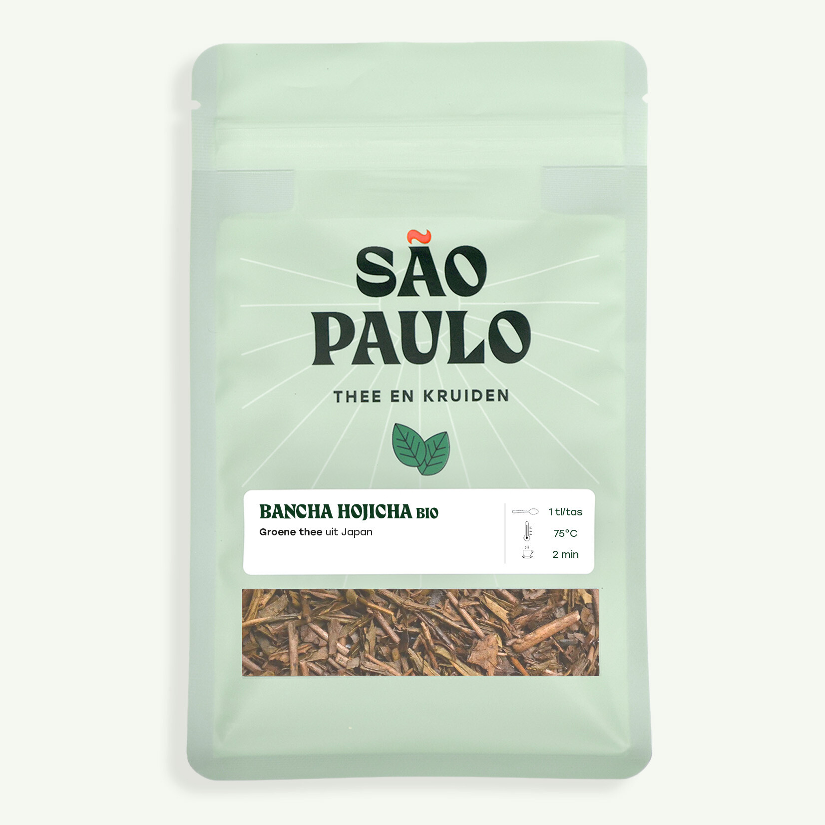 Koffiebranderij Sao Paulo Bancha Hojicha BIO
