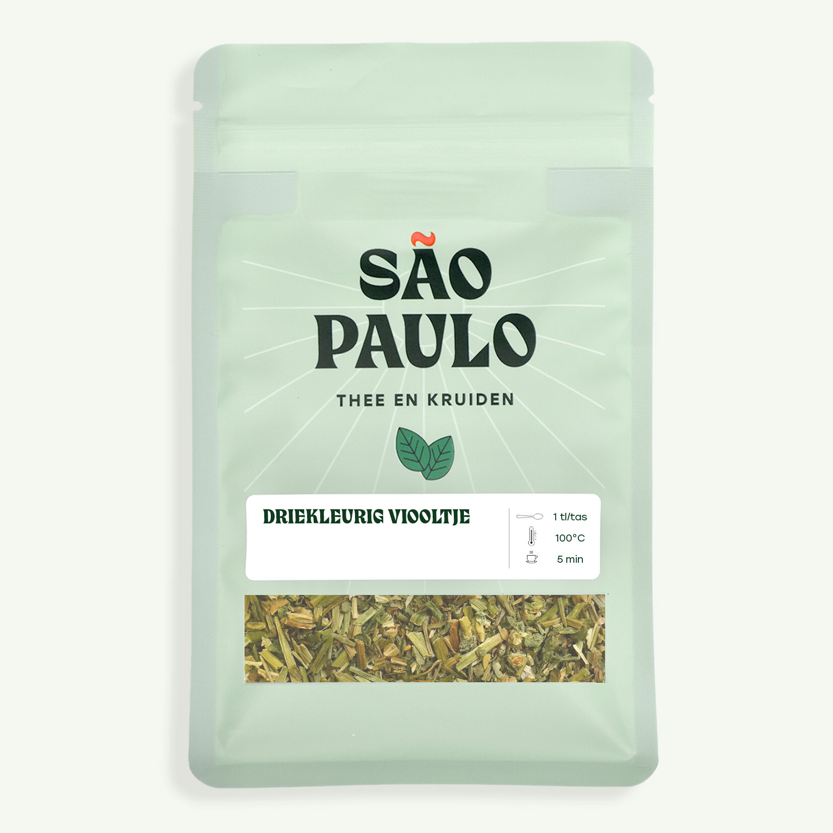 Koffiebranderij Sao Paulo Driekleurig viooltje 100g