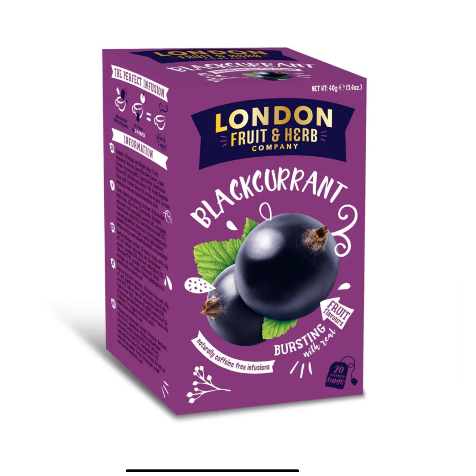 London Fruit & Herb London Herb 'Blackcurrant Bracer'