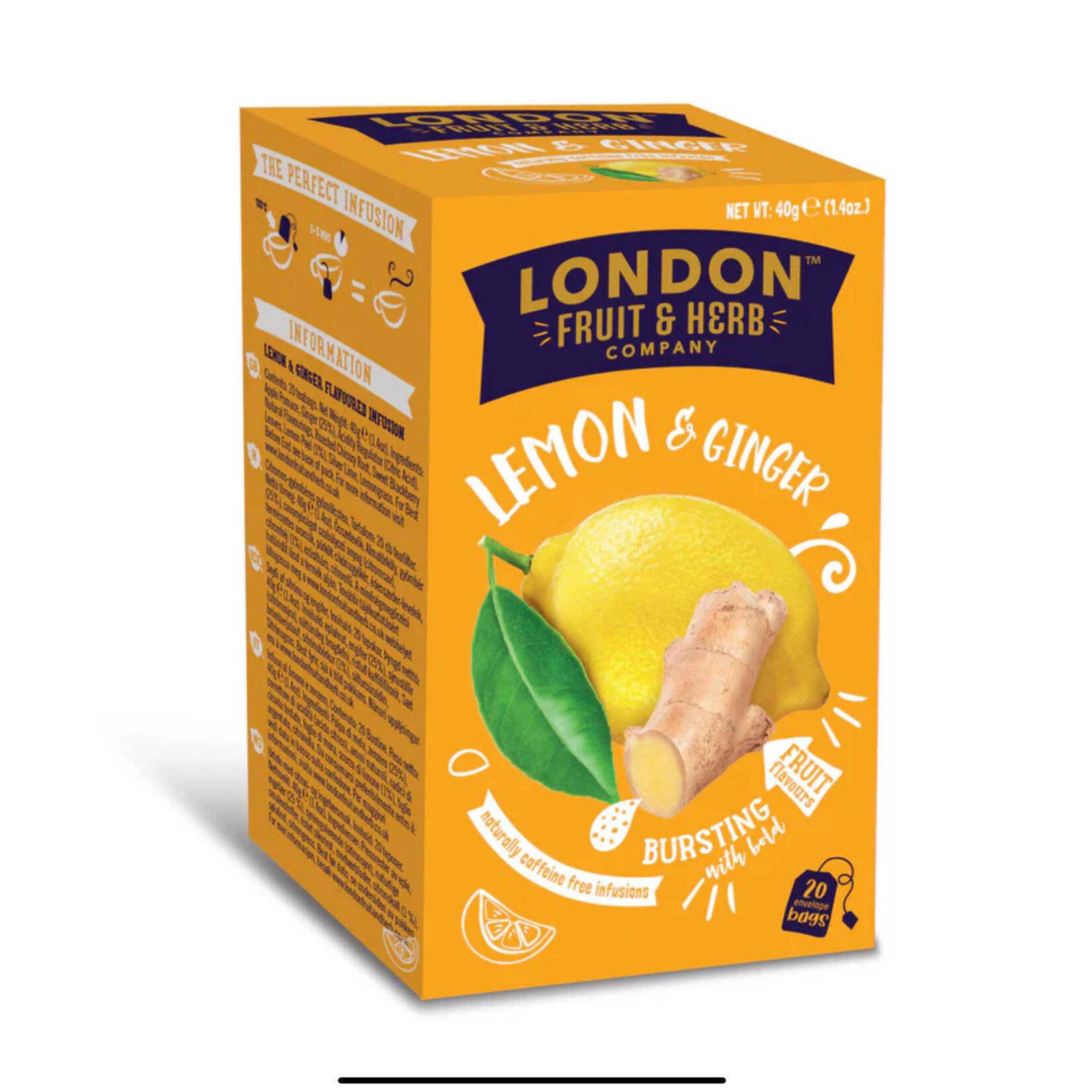 London Fruit & Herb London Herb 'Lemon & Ginger'
