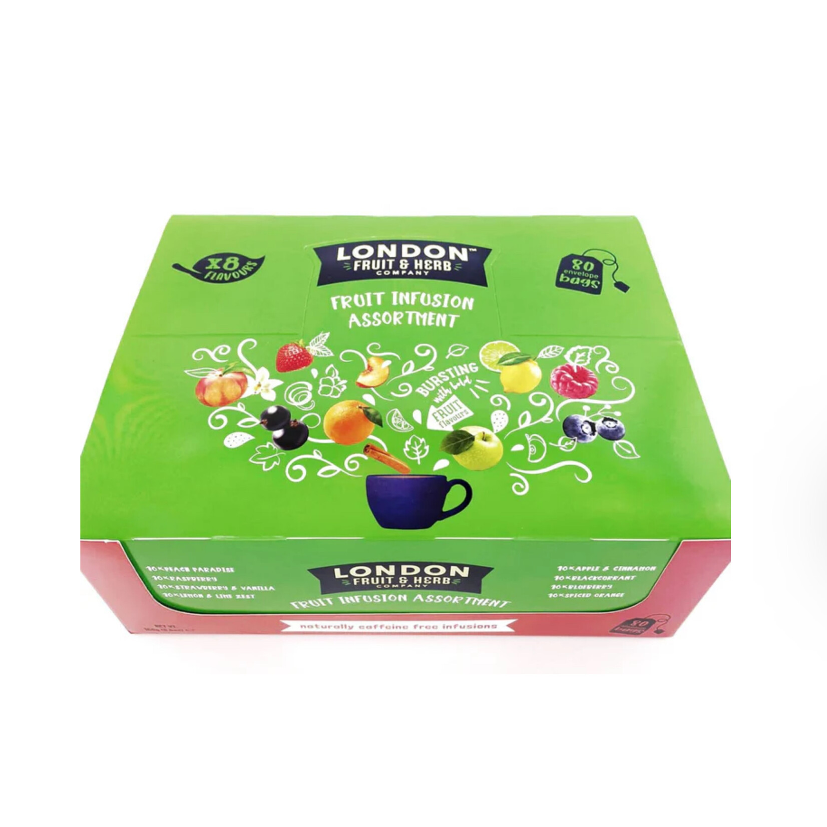 London Herb Fruit Infusion Assortiment 80stk