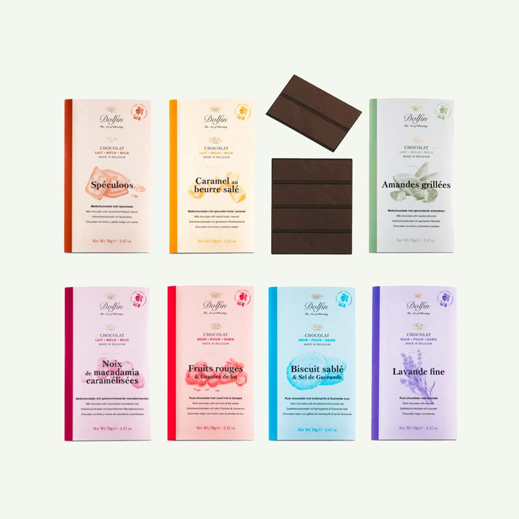 Dolfin Dolfin 'chocoladetablet' - 70g