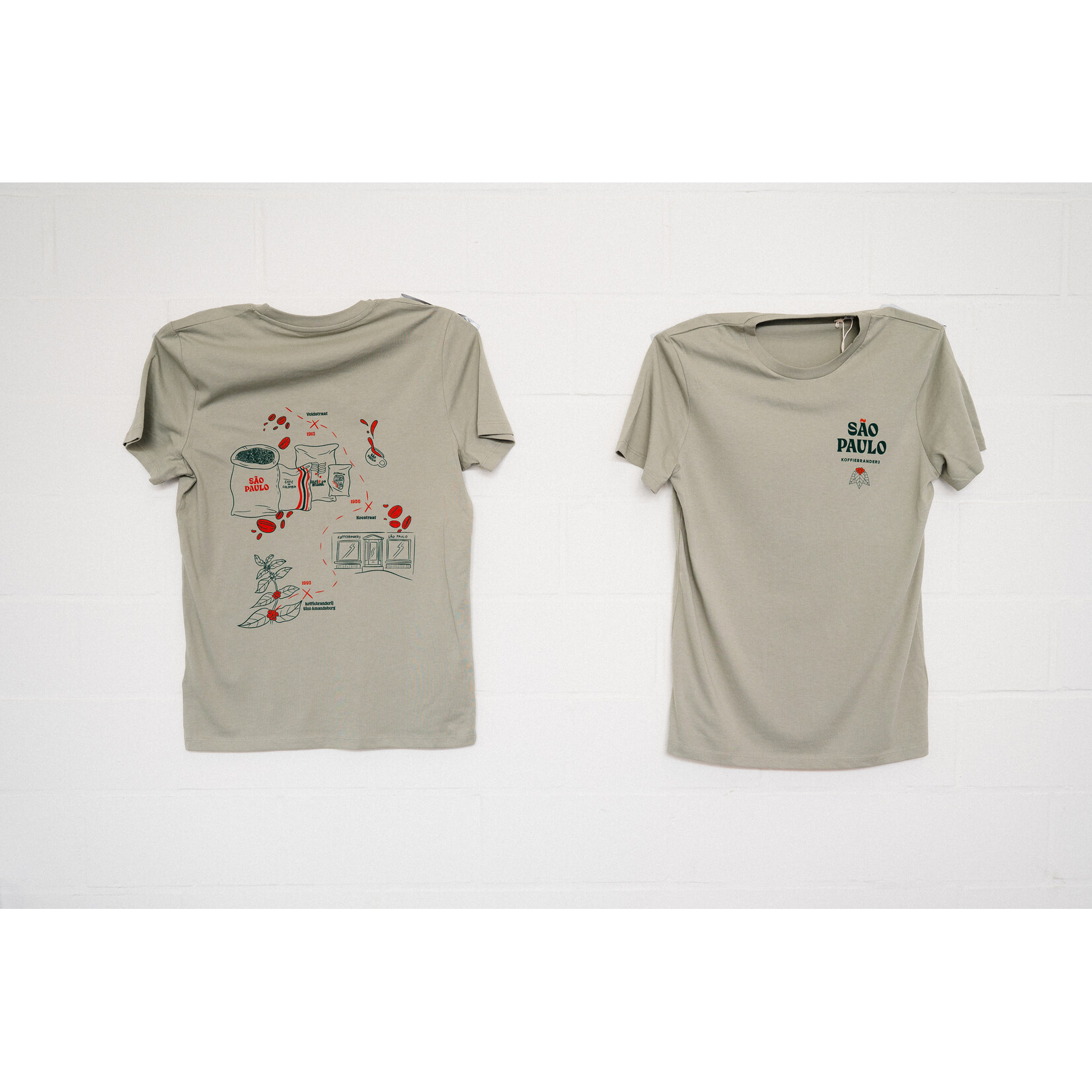 Koffiebranderij Sao Paulo T-shirt Koffiebranderij Sao Paulo