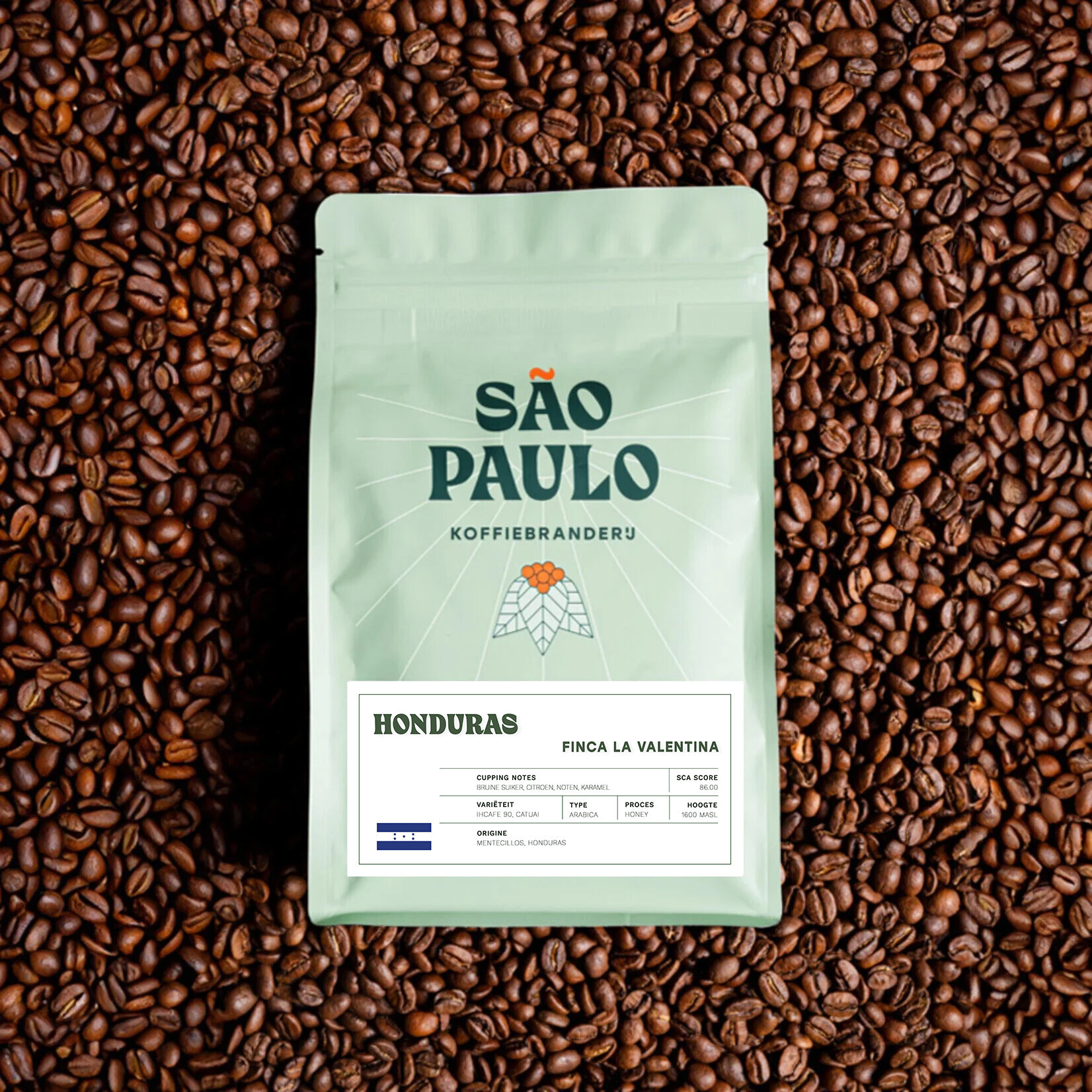 Koffiebranderij Sao Paulo Honduras Finca La Valentina