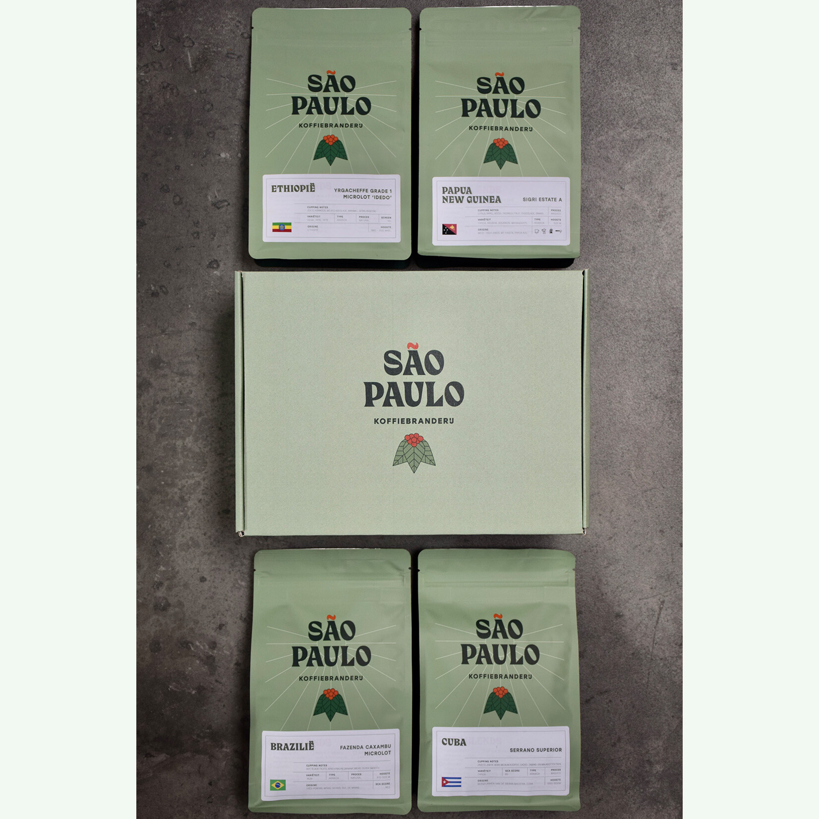 Koffiepakket 'Specialty koffies'