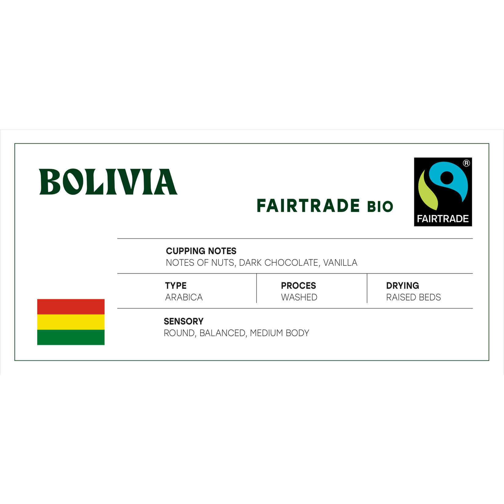 Koffie Bolivia Fairtrade BIO