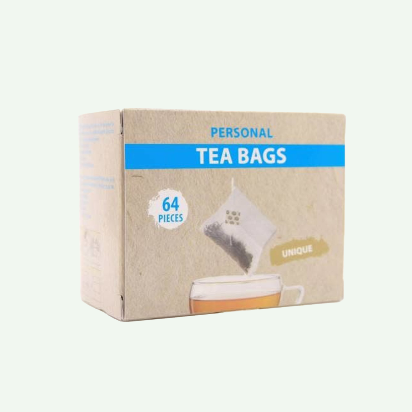 ChaCult Opvulbare Papieren theefilters met koordje – 64 stuks