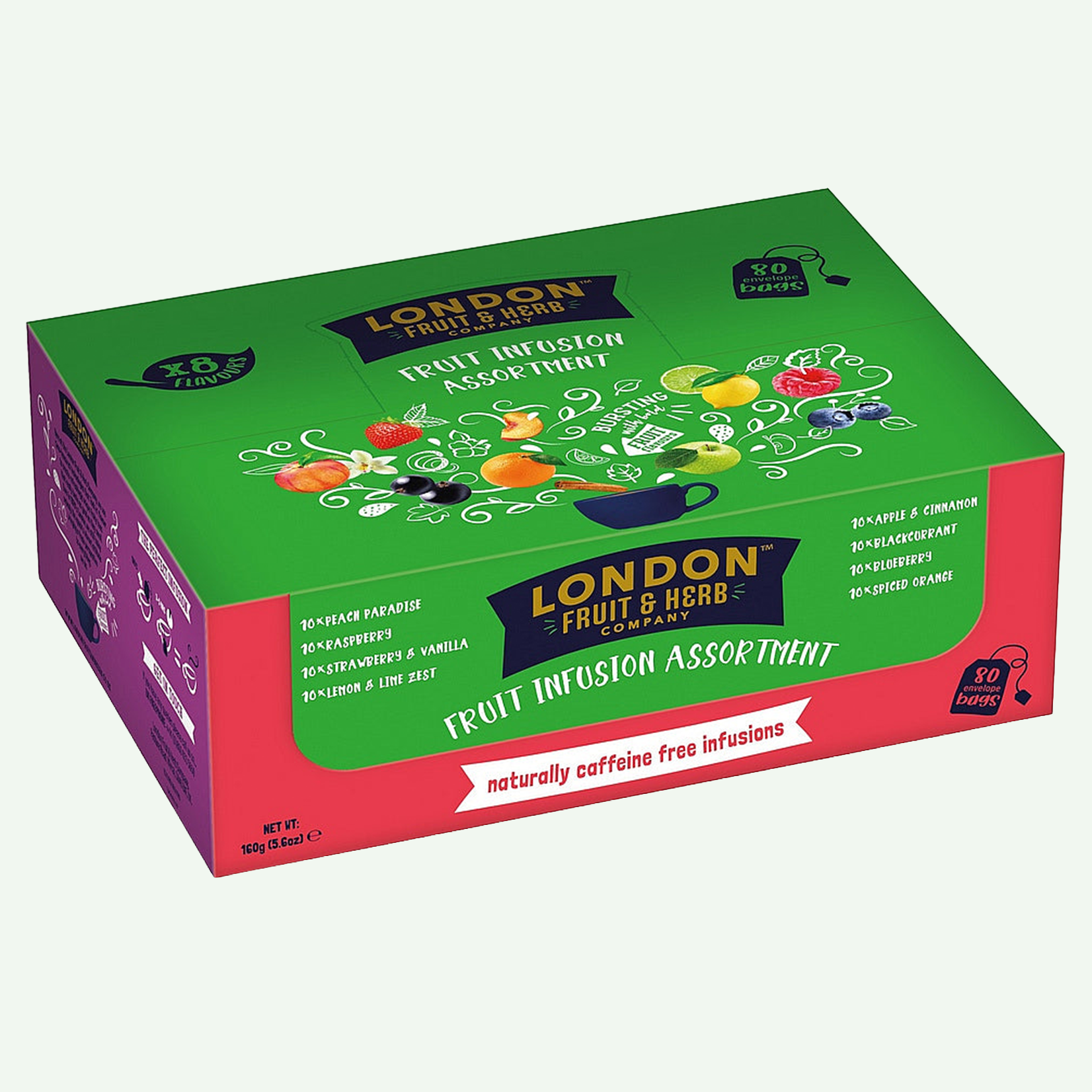 London Herb Fruit Infusion Assortiment 8x10 stuks