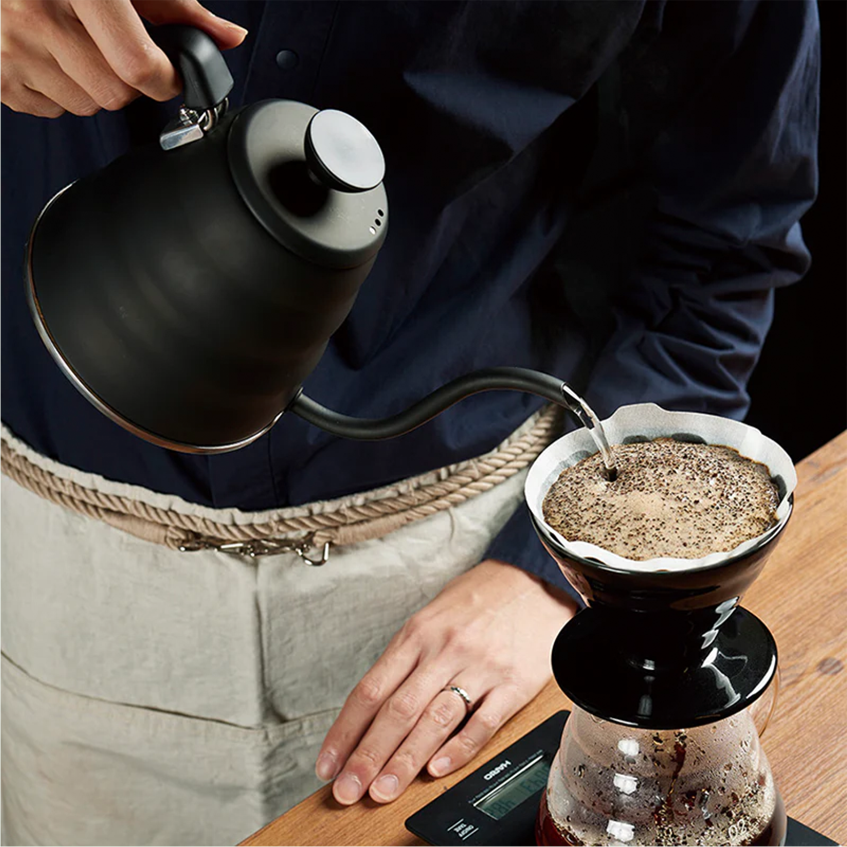 Hario HARIO V60 Dripper Kasuya model Black - 02